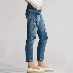 Polo Ralph Lauren Avery Boyfriend Patchwork Jeans [T59]